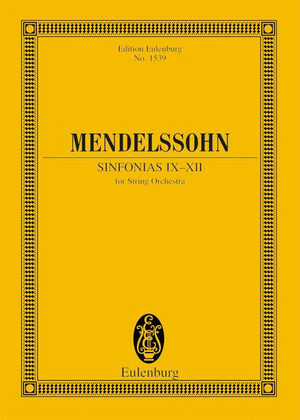 Book cover for Sinfonias IX-XII