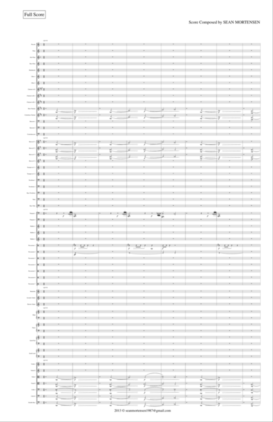 Redeemer, V: Final Instructions Full Orchestra scores gallery preview page 1