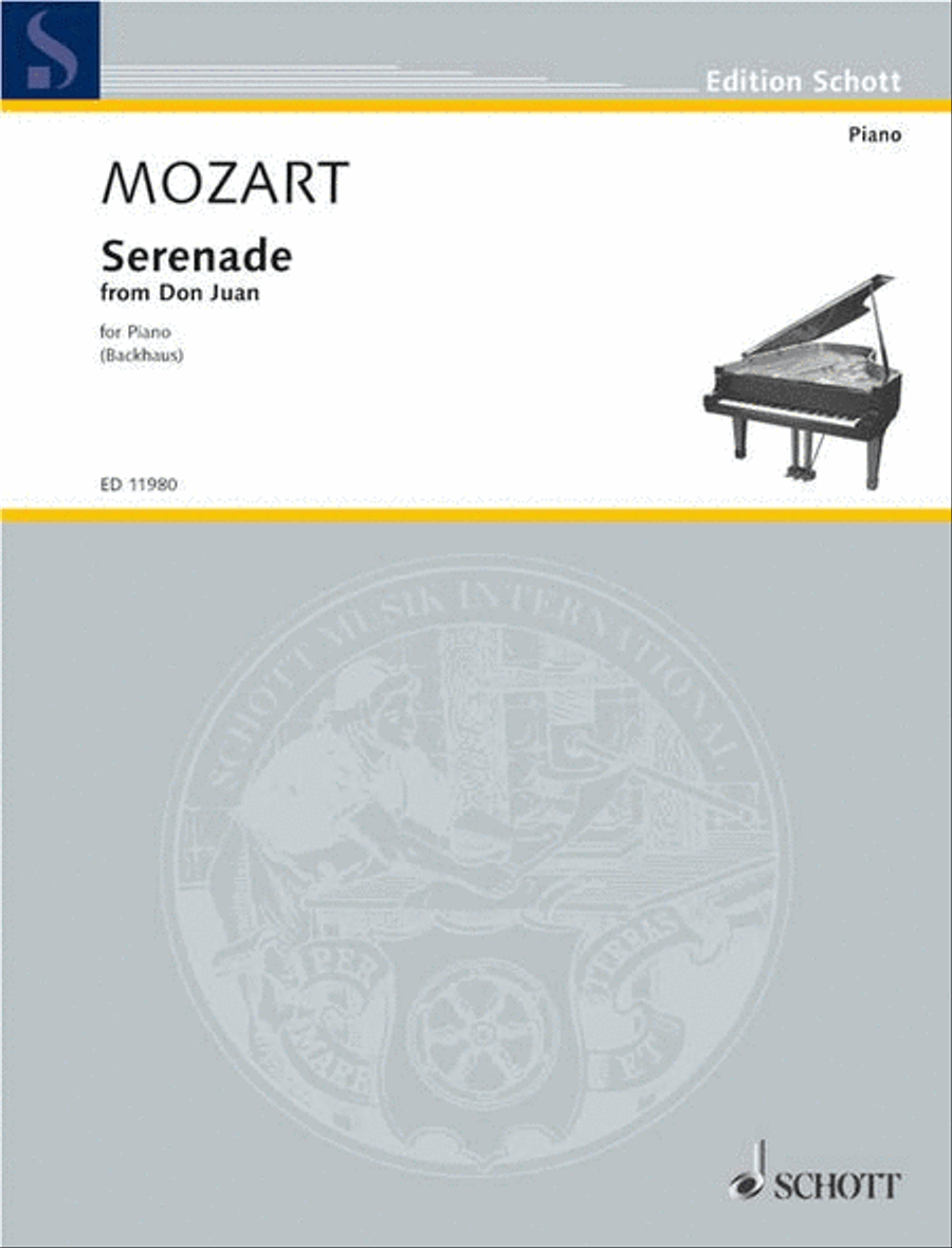 Serenade From 'don Giovanni' For Piano Solo Piano Solo scores gallery preview page 1