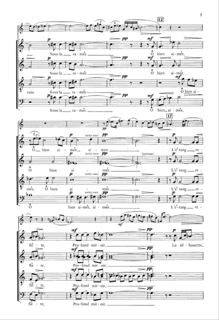 La Lune Blanche La Lune Blanche 4-Part scores gallery preview page 2