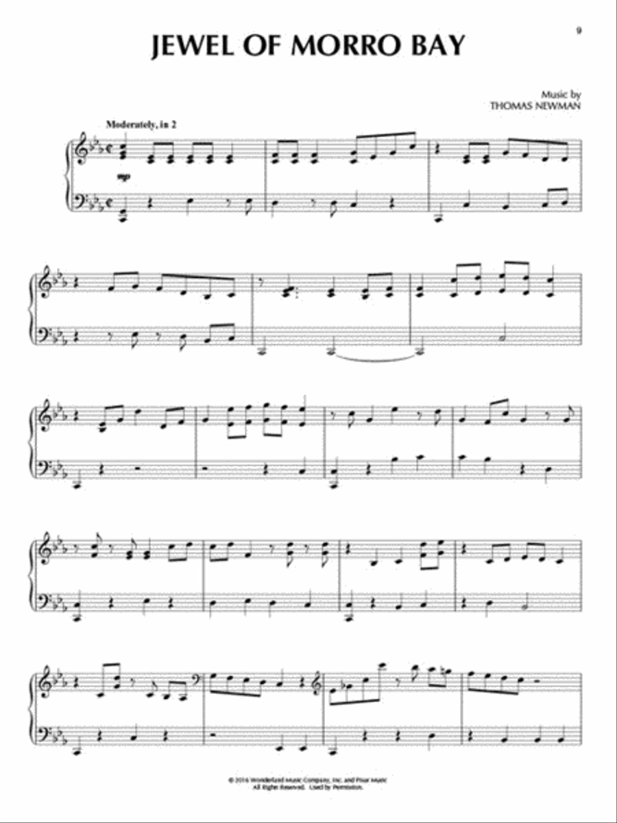 Finding Dory Finding Dory Piano Solo scores gallery preview page 5