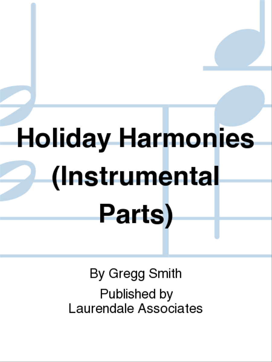Holiday Harmonies (Instrumental Parts) Choir scores gallery preview page 1