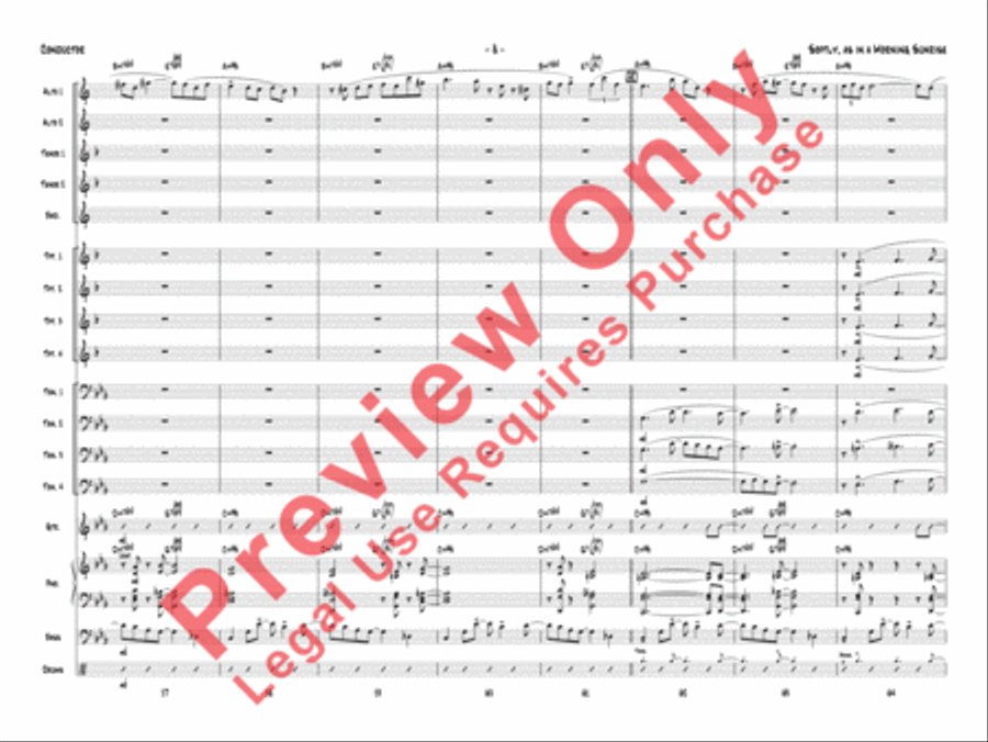 Softly, As in a Morning Sunrise Jazz Ensemble scores gallery preview page 11