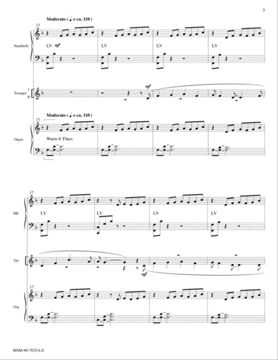How Can I Keep from Singing Choir scores gallery preview page 3