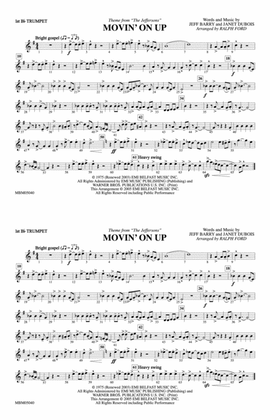 Movin' on Up (Theme from "The Jeffersons"): 1st B-flat Trumpet