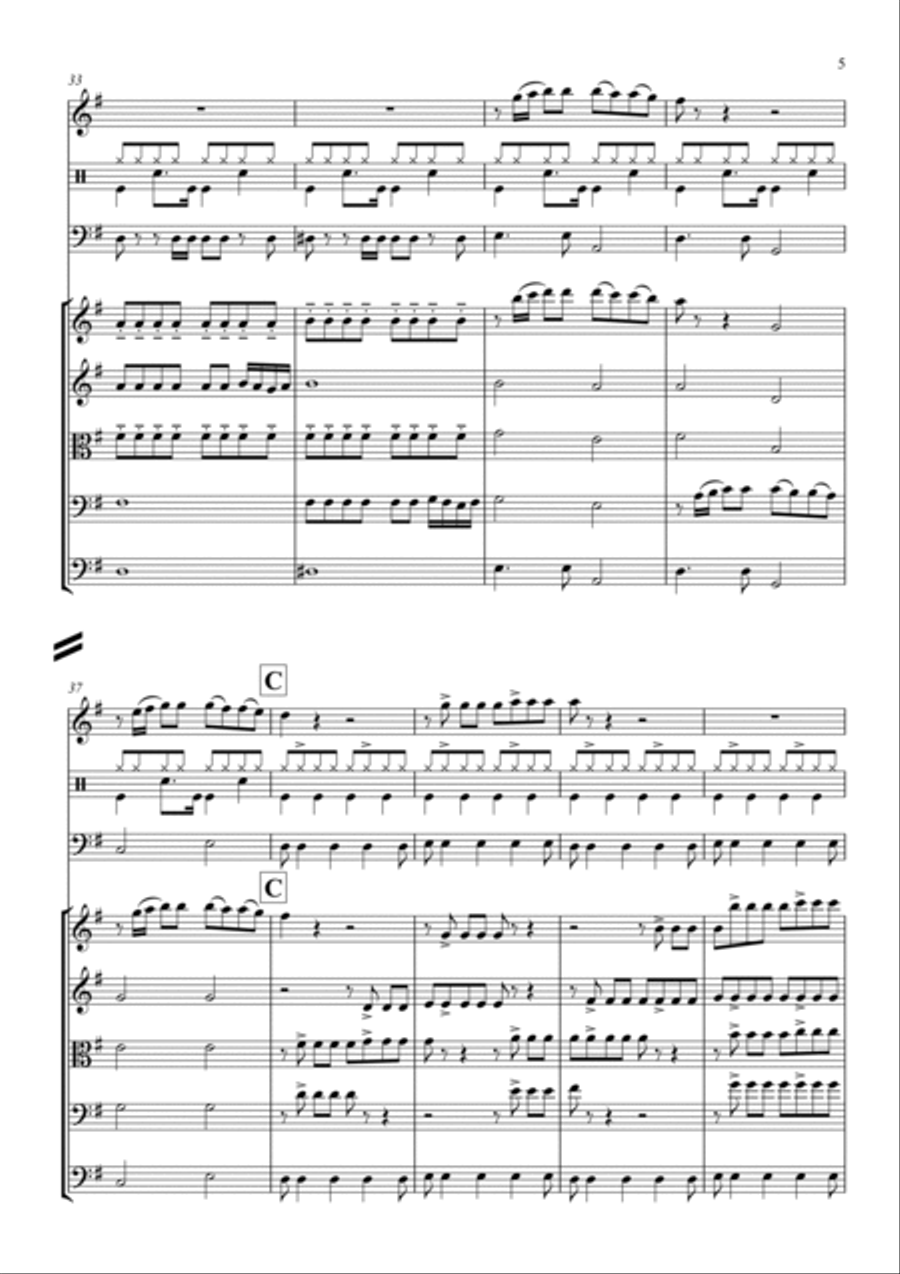 Capriccio Veneziano Full Orchestra scores gallery preview page 5