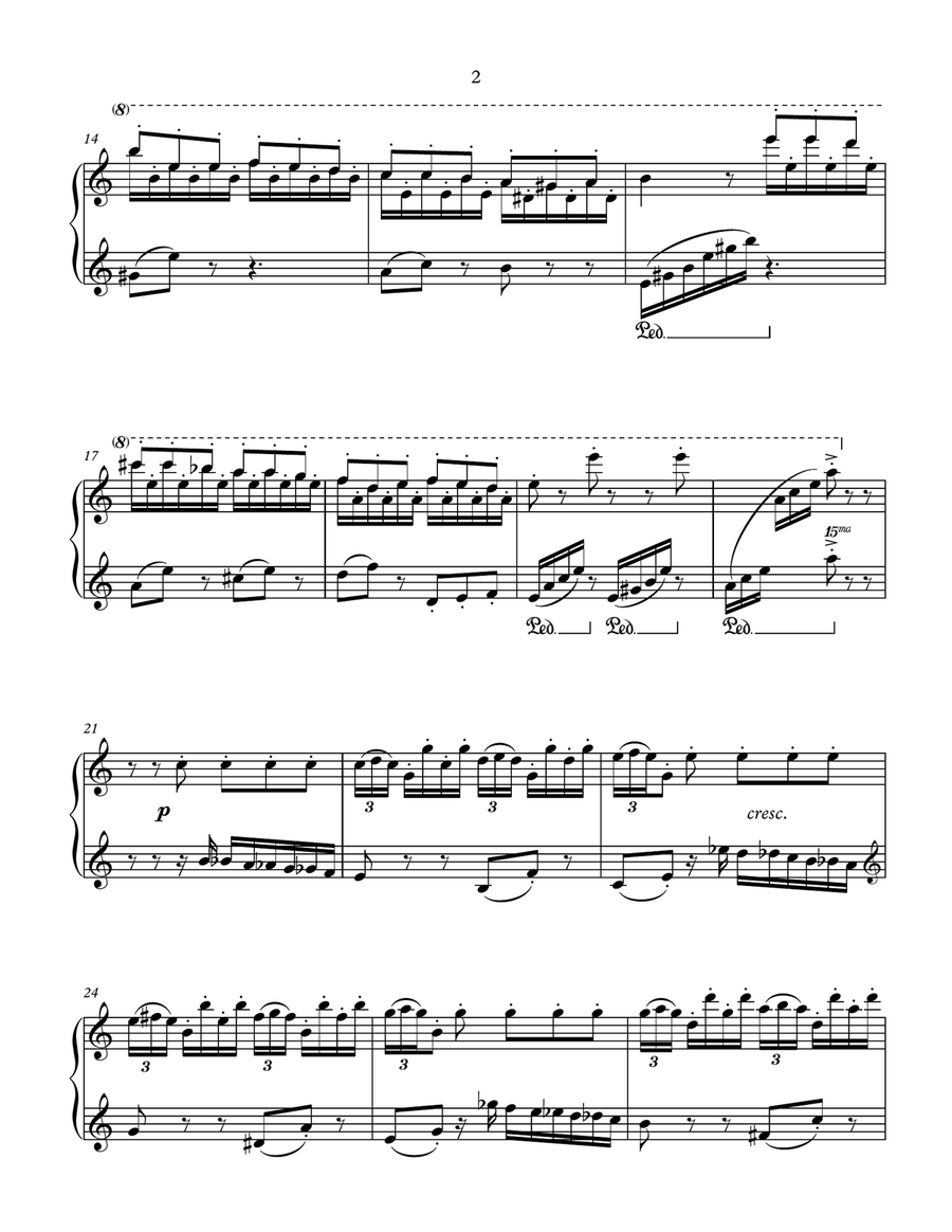 La Campanella - Easy Piano Method scores gallery preview page 2
