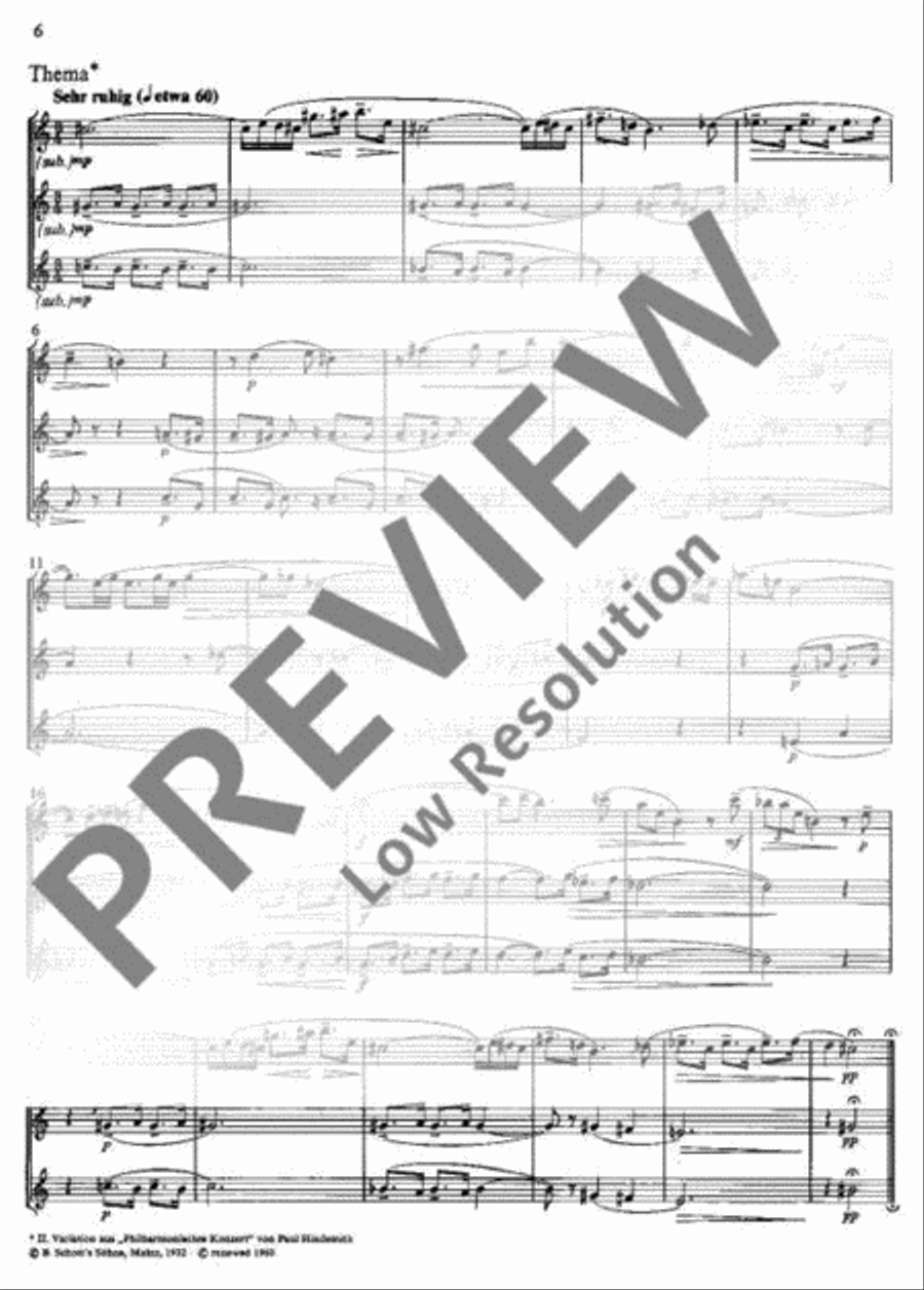 Hindemith Variations English Horn scores gallery preview page 7