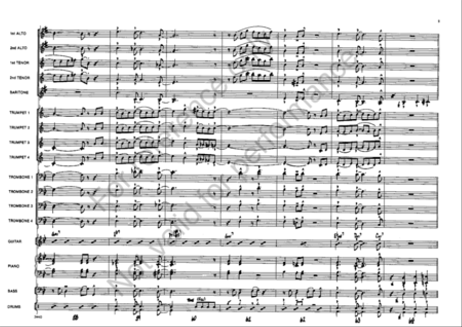 Turkey Shoot Jazz Ensemble scores gallery preview page 9