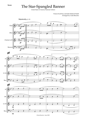 The Star-Spangled Banner - EUA Hymn (Woodwind Quartet)