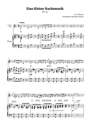 Eine Kleine Nachtmusik (for solo french horn with piano accompaniment)