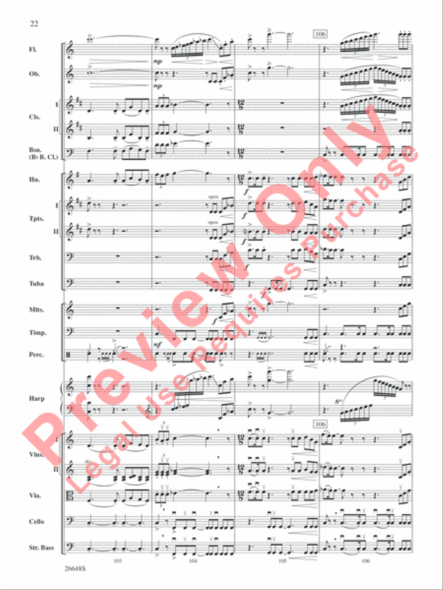 Superman Returns Full Orchestra scores gallery preview page 23