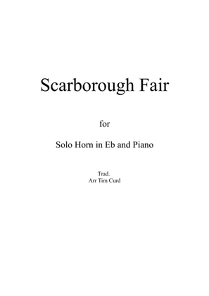 Book cover for Scarborough Fair for Solo Horn in Eb and Piano