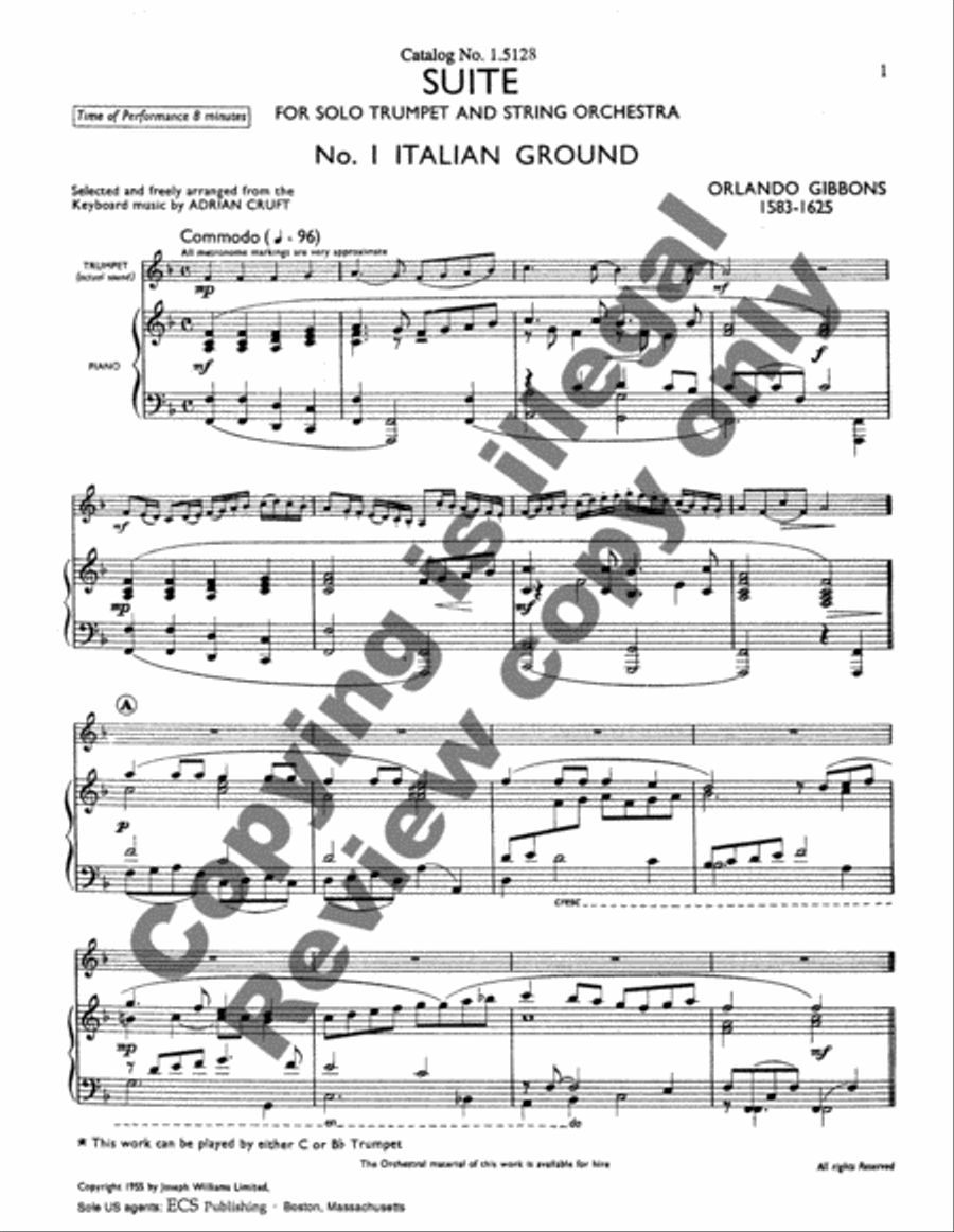 Suite for Trumpet and Strings Trumpet scores gallery preview page 7