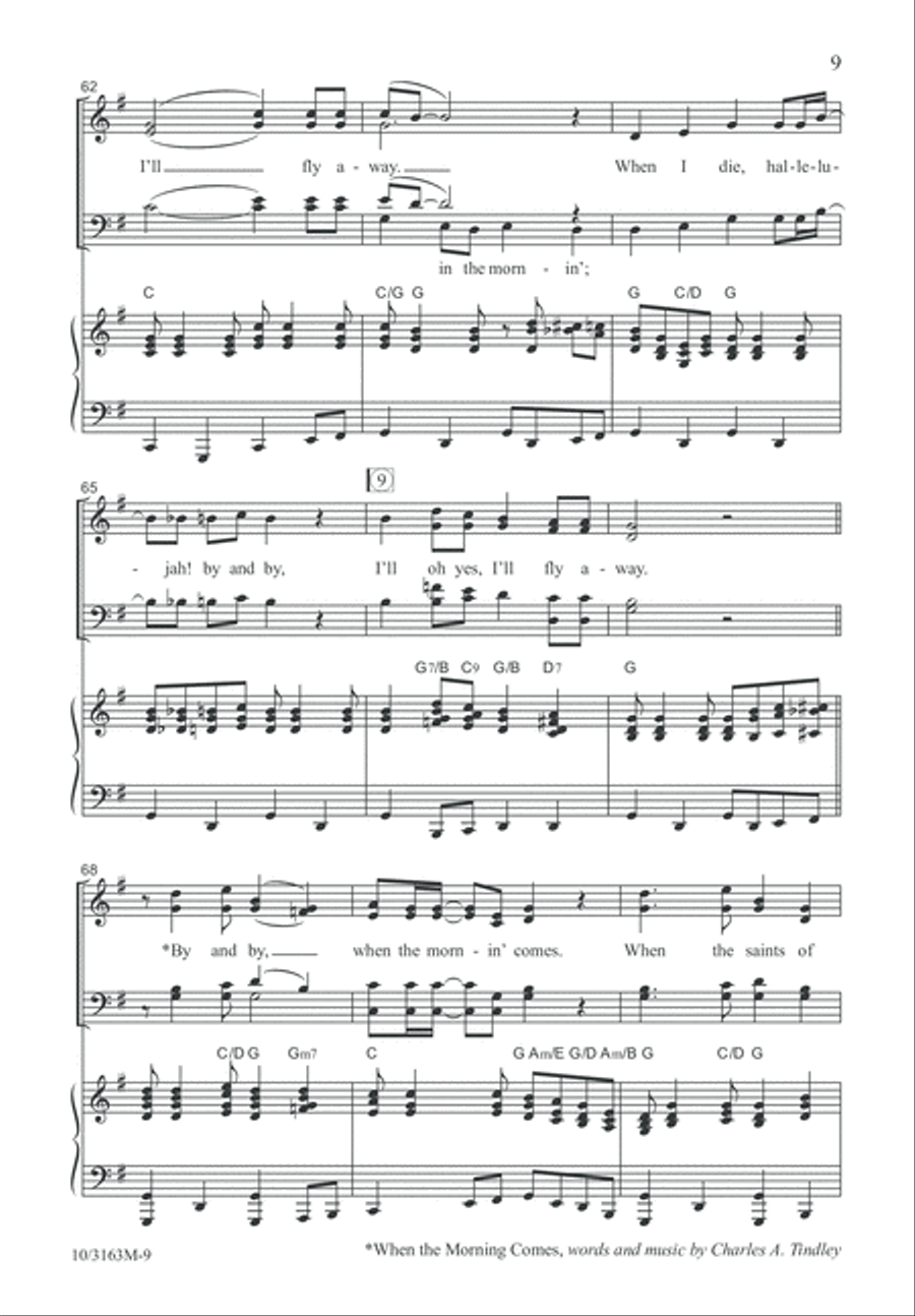 Hallelujah! By and By Hallelujah! By and By 4-Part scores gallery preview page 9