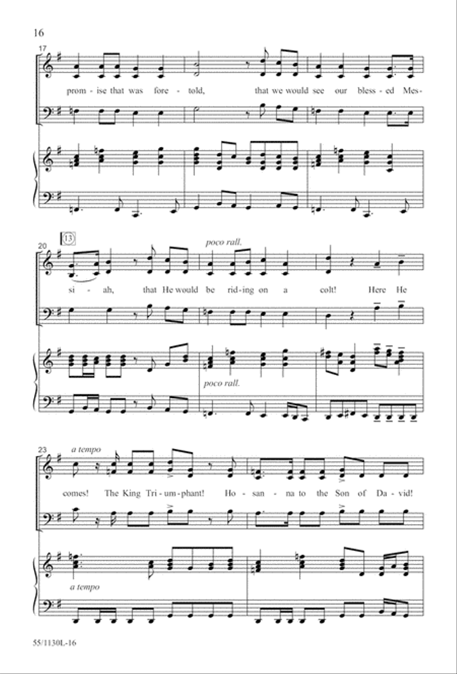 Journey to the Cross 3-Part scores gallery preview page 17