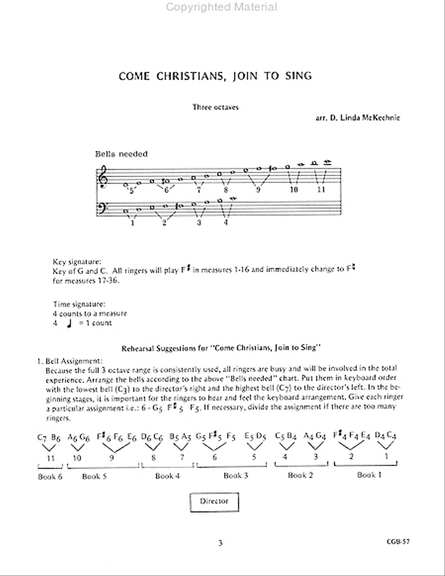 Music for a Beginning Handbell Choir with Study Plans Handbell Choir scores gallery preview page 2