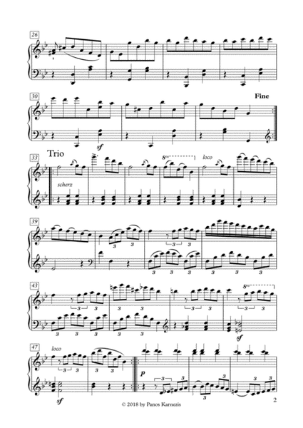 Minuet No. 4 in G minor (from Six Minuets for the Pianoforte, 1819) image number null