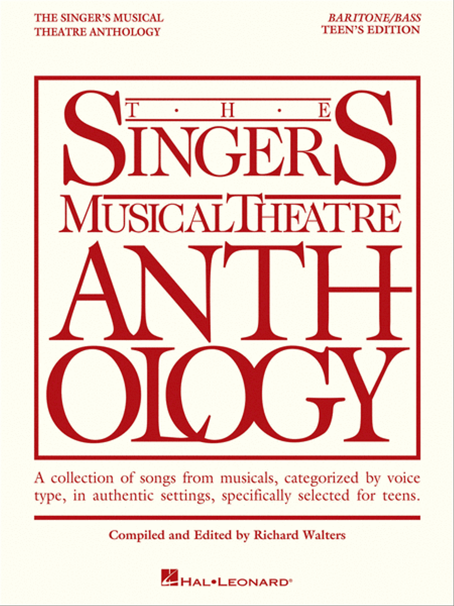 Book cover for The Singer's Musical Theatre Anthology – Teen's Edition