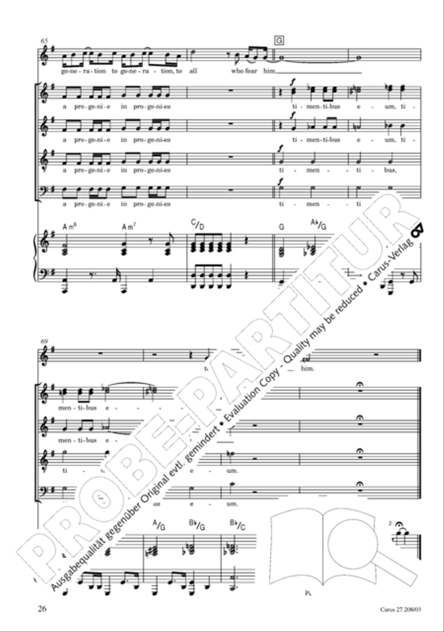 Magnificat 4-Part scores gallery preview page 27