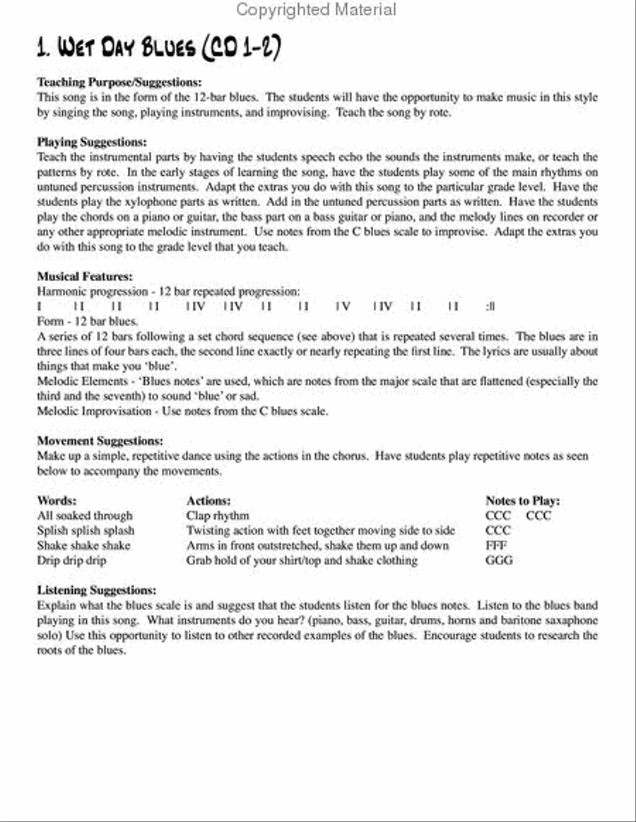 Jazz & Blues for Kids Choir scores gallery preview page 3