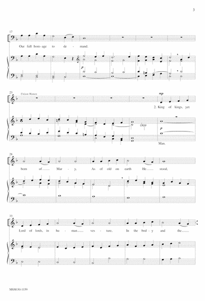 Let All Mortal Flesh Keep Silence from Sing the Songs of Bethlehem (Downloadable Choral Score)