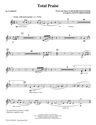 Total Praise - Bb Clarinet