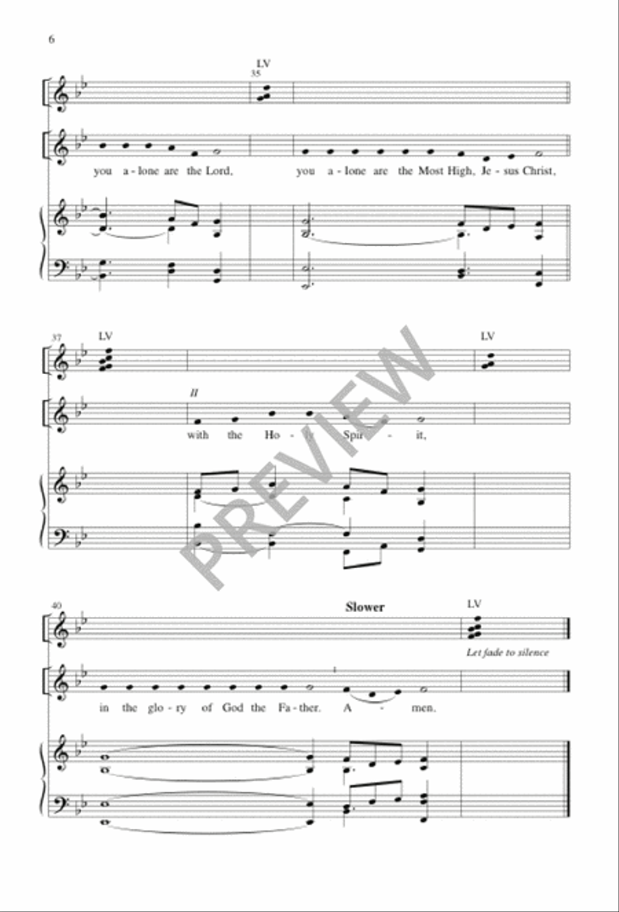 Antiphonal Gloria from 