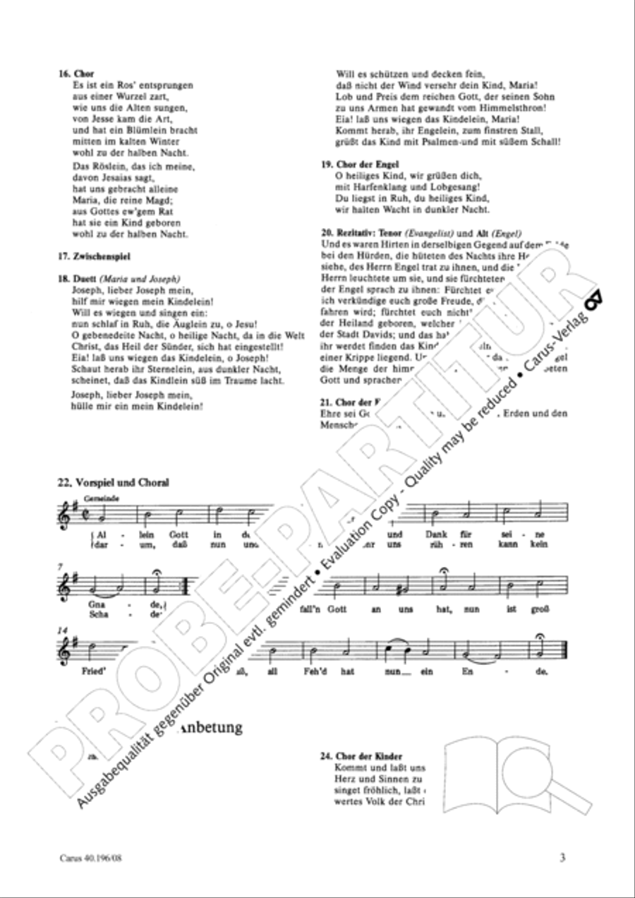 Die Geburt Christi SSA scores gallery preview page 4