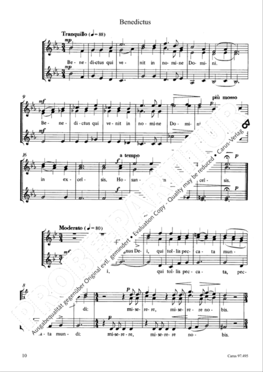 Missa Verna tempore paschali SSA scores gallery preview page 11