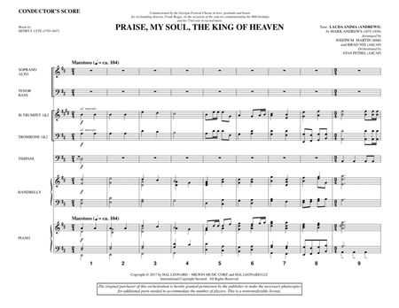 Praise, My Soul, the King of Heaven - Full Score