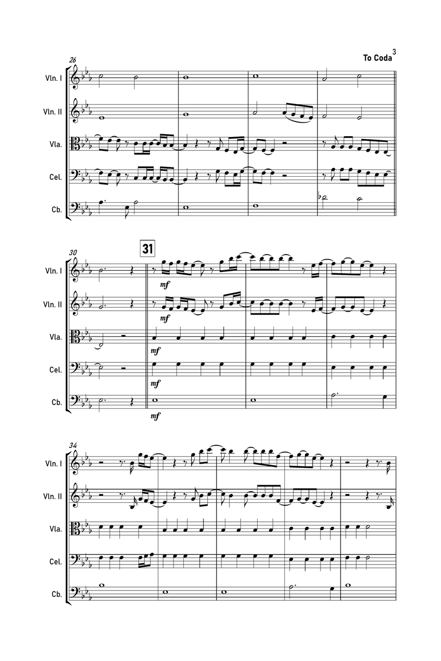 Angels String Quartet scores gallery preview page 3