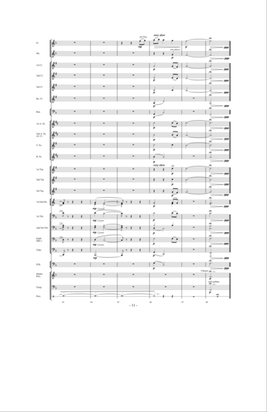 The Last Rose Of Summer The Last Rose Of Summer Concert Band scores gallery preview page 10