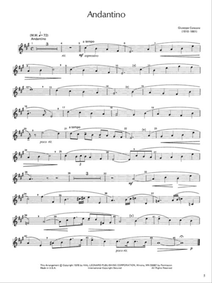 Master Solos Intermediate Level – Trumpet Trumpet Solo scores gallery preview page 7