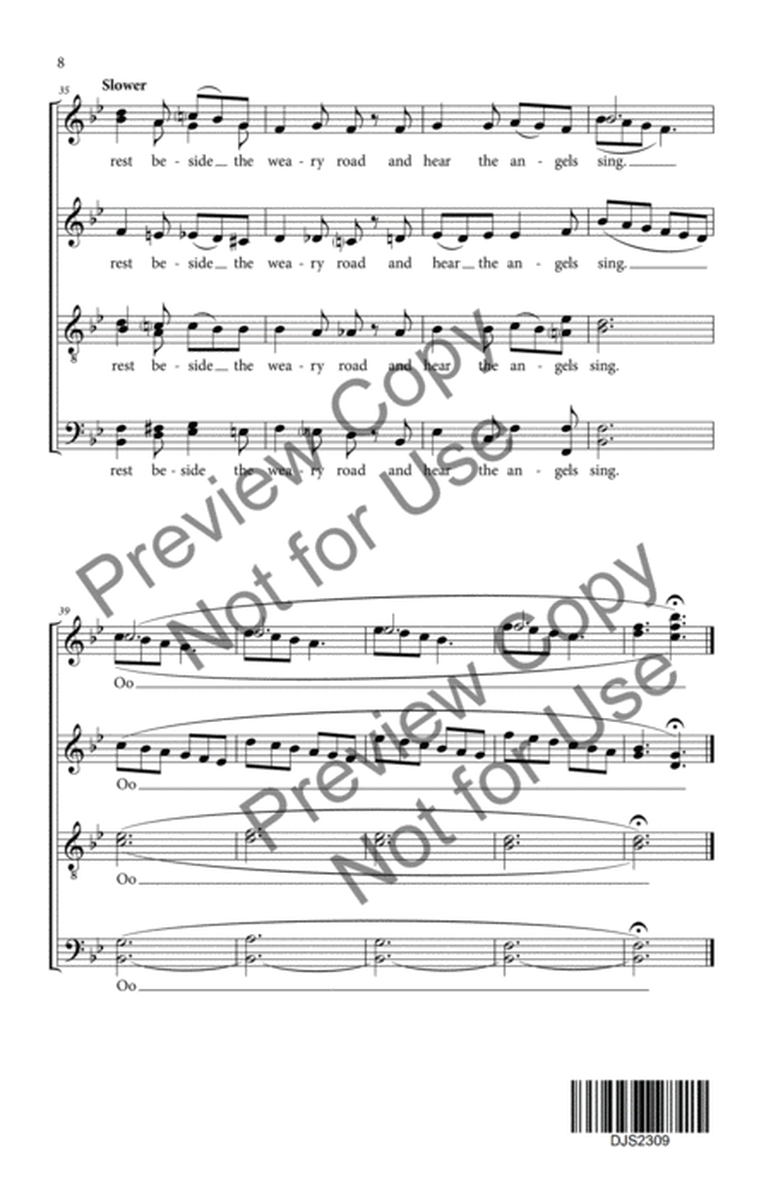 It Came Upon the Midnight Clear SATB image number null