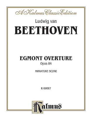 Book cover for Egmont Overture, Op. 84