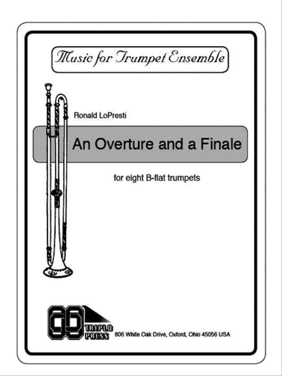 An Overture and a Finale Small Ensemble scores gallery preview page 1