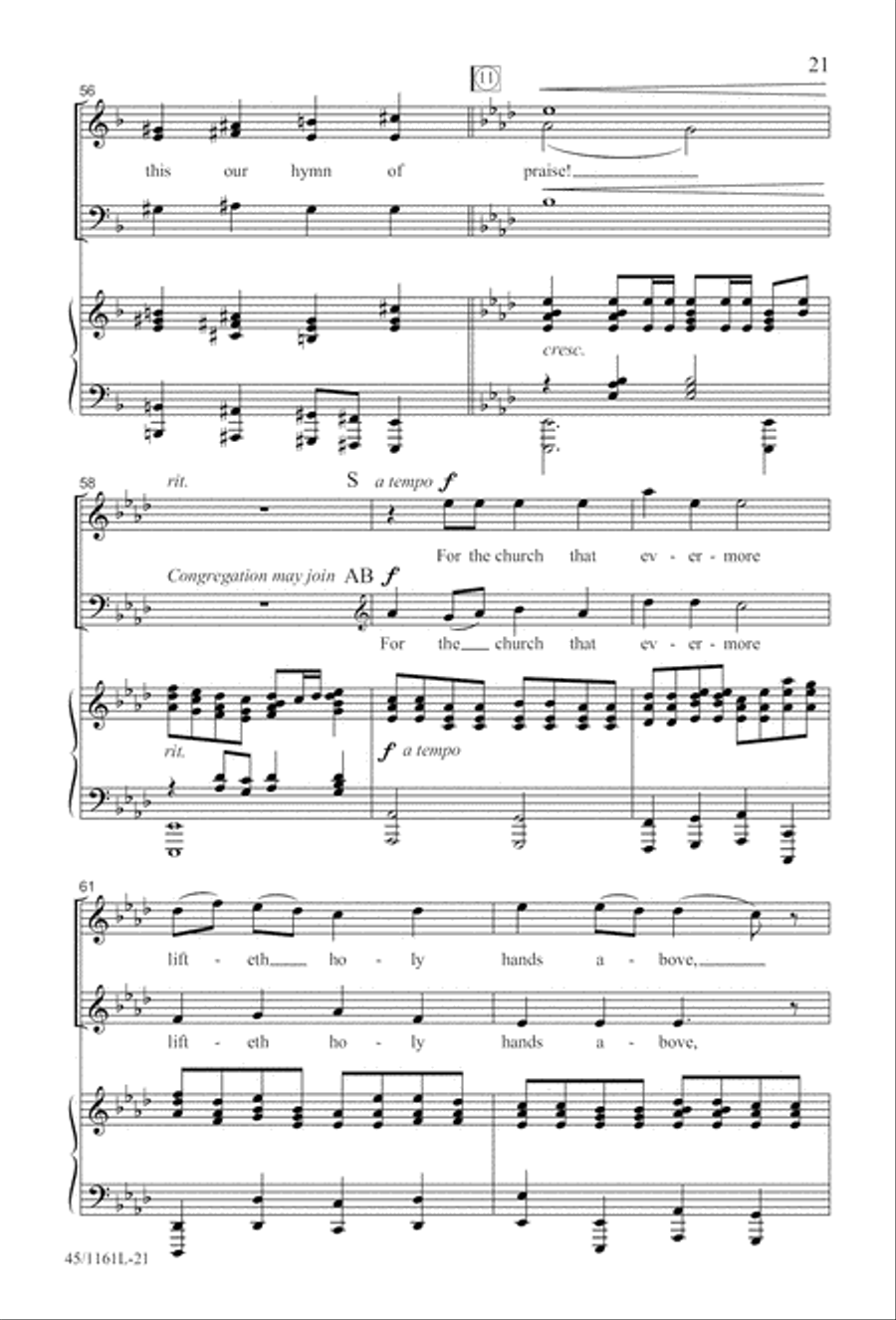 Hymns We Love to Sing Hymns We Love to Sing 3-Part scores gallery preview page 22