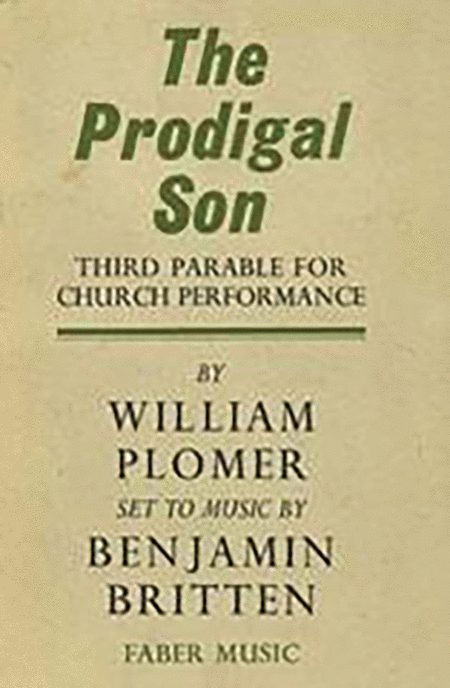 Britten B /Prodigal Son (Libretto)