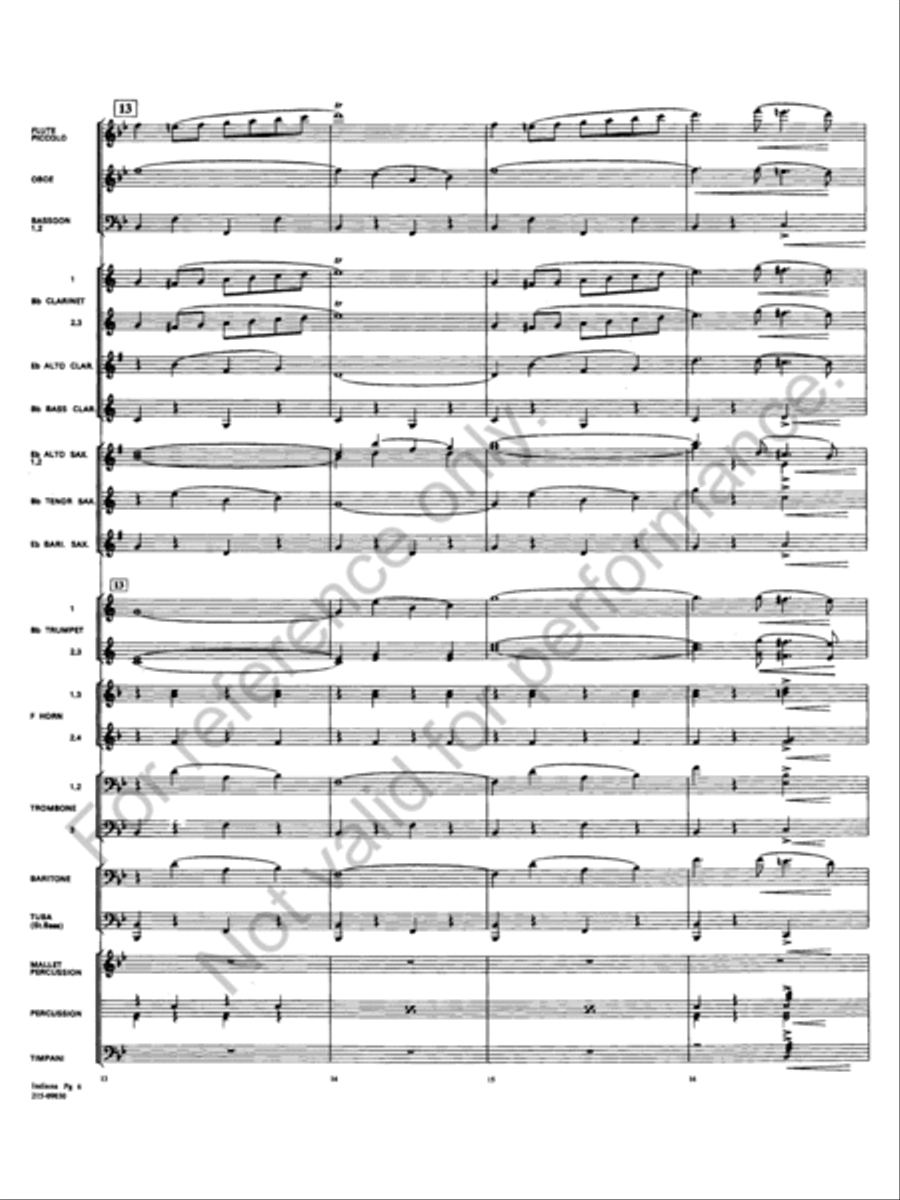 Indiana State Band Concert Band scores gallery preview page 7