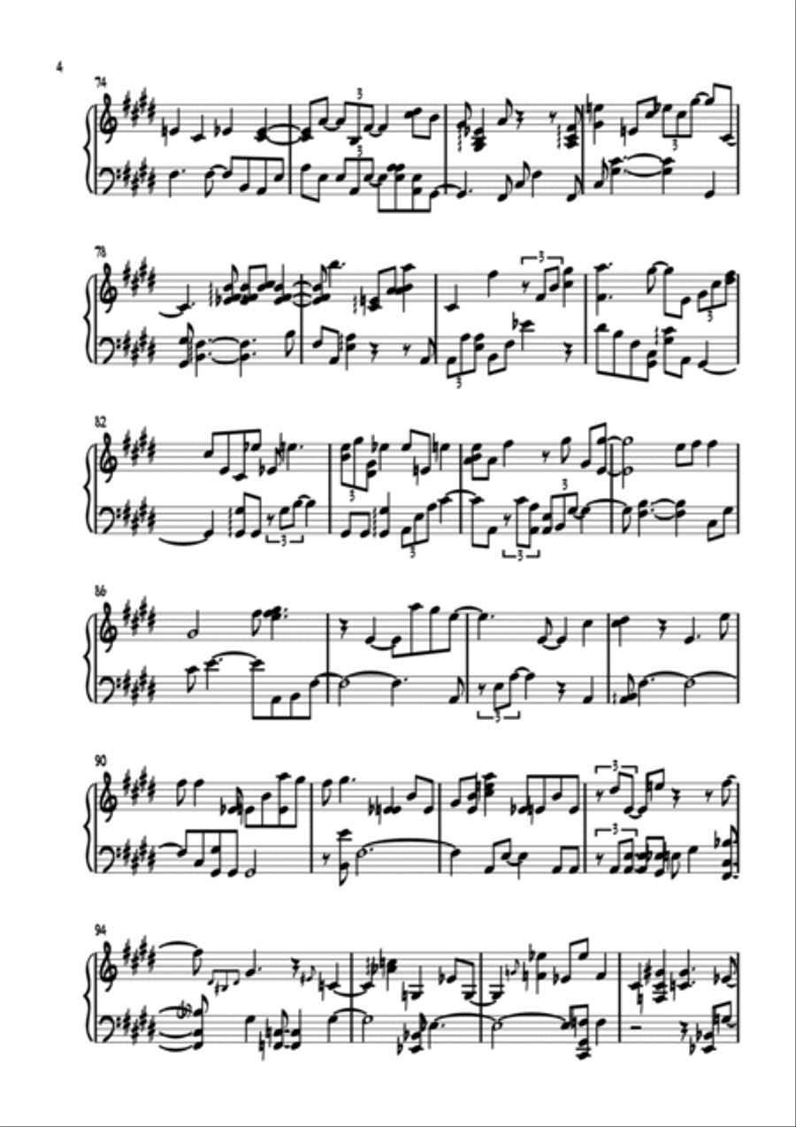 My Heart Will Go On (love Theme From 'titanic') Piano Solo scores gallery preview page 4