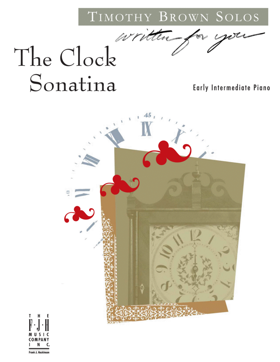 The Clock Sonatina The Clock Sonatina Piano Solo scores gallery preview page 1