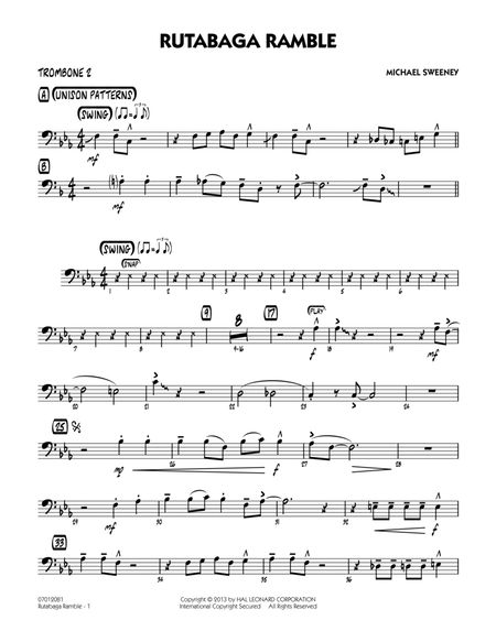 Rutabaga Ramble - Trombone 2