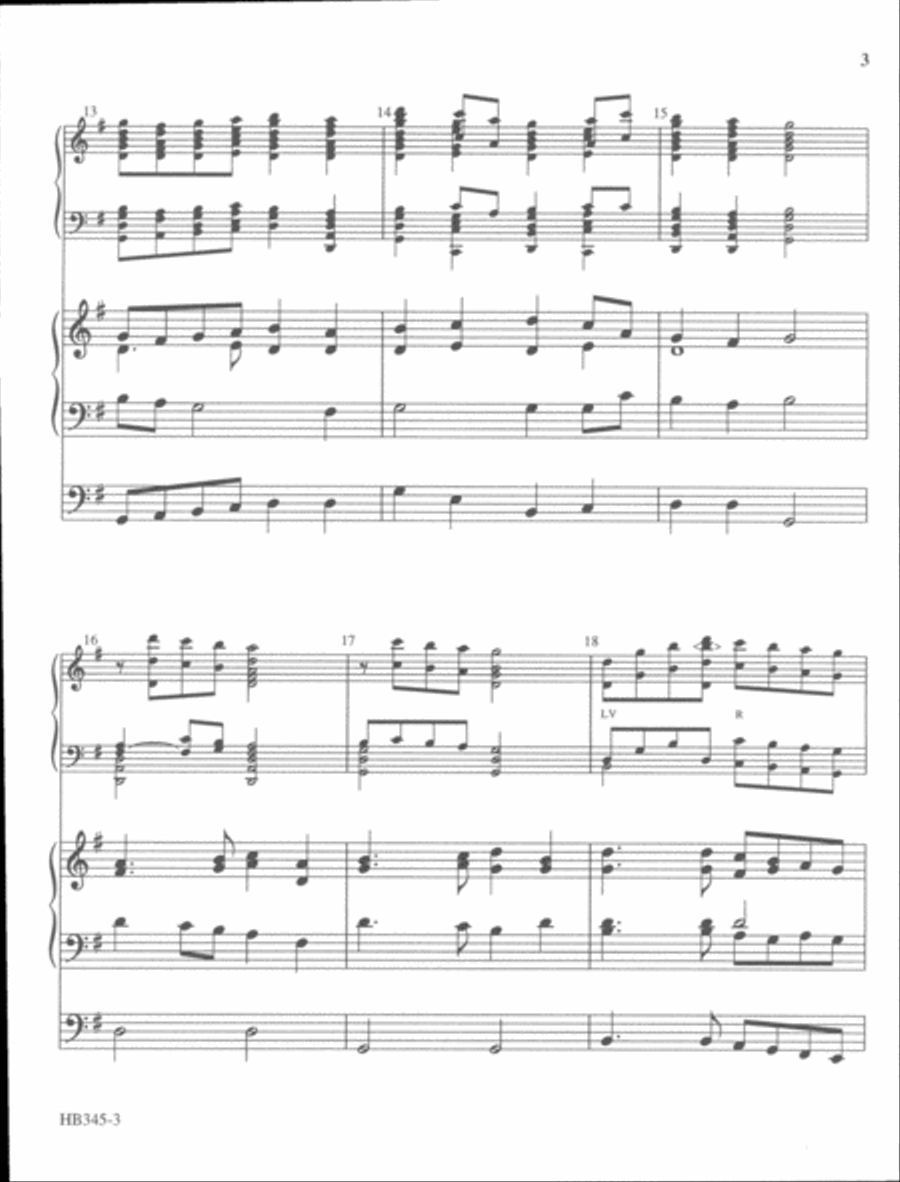 God of Grace and God of Glory - organ and handbell score Handbell Choir scores gallery preview page 4