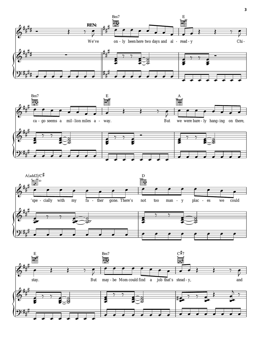 On Any Sunday Piano, Vocal, Guitar scores gallery preview page 3