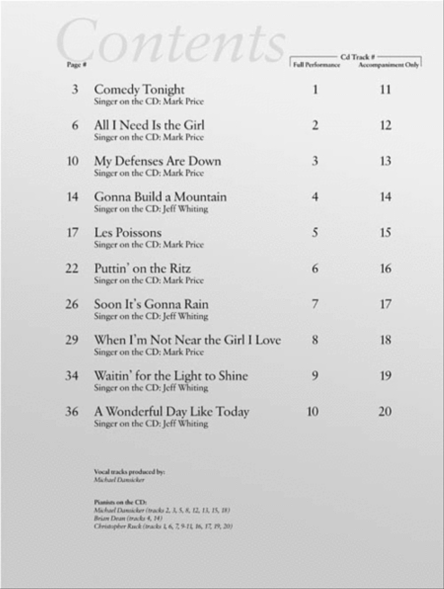 Tunes for Teens from Musicals Voice Solo scores gallery preview page 3