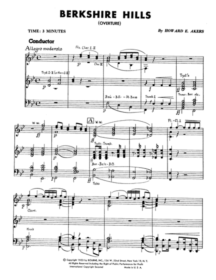 Berkshire Hills - Conductor