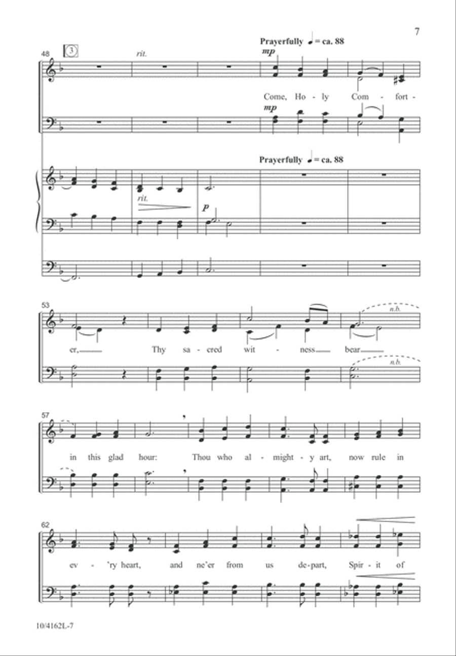 Come, Thou Almighty King 4-Part scores gallery preview page 7