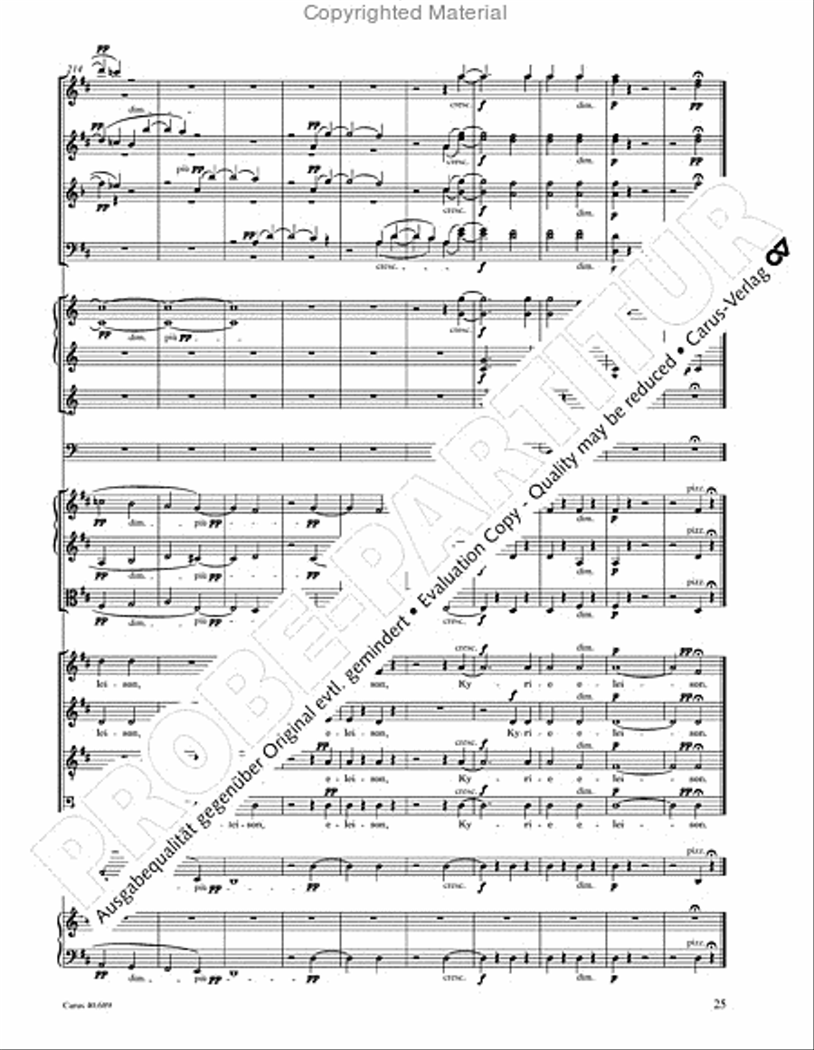 Missa solemnis Missa solemnis 4-Part scores gallery preview page 41