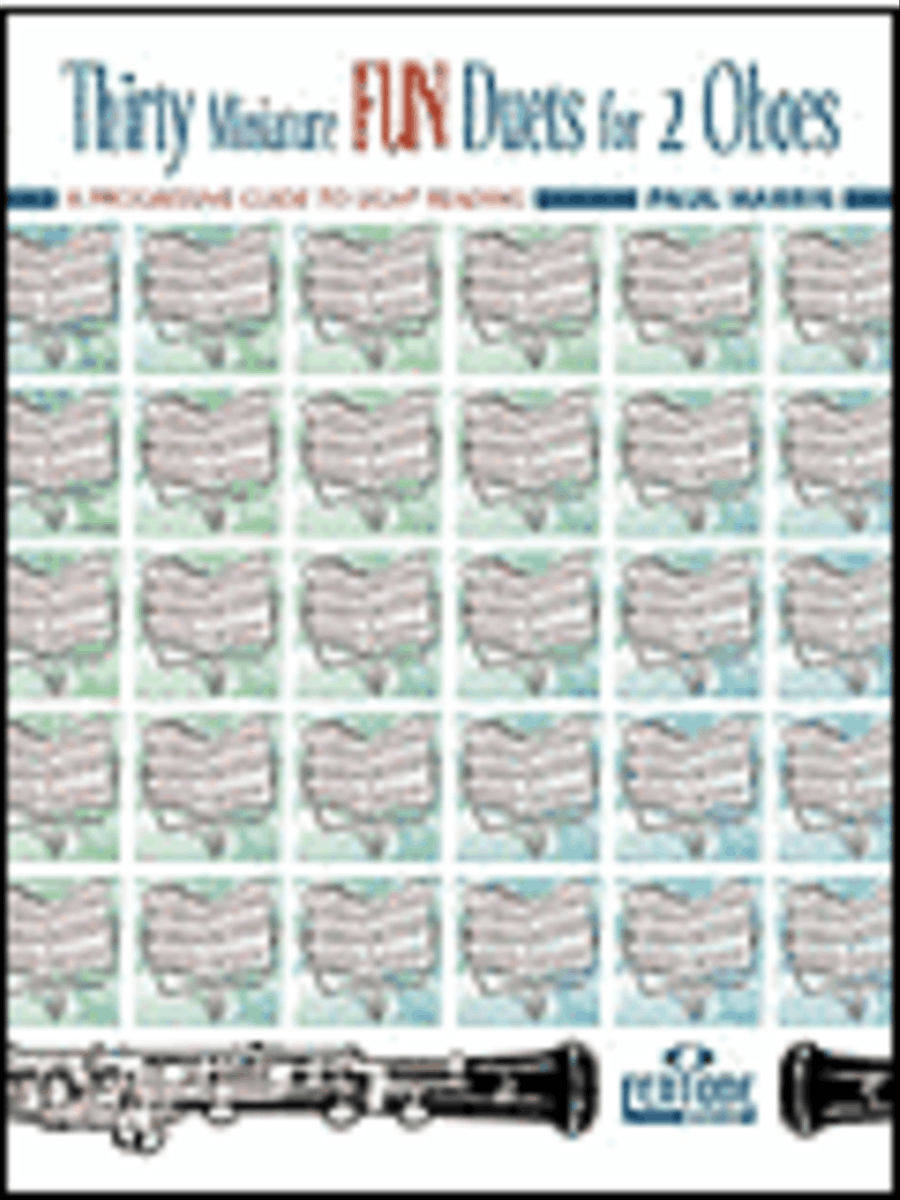 30 Miniature Fun Duets for Oboe Woodwind Duet scores gallery preview page 1